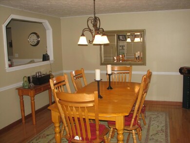 The large dining room is perfect for...
