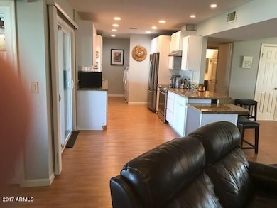 Kitchen from Family Room view 1