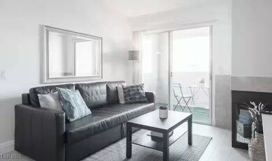 Living area with plenty of natural light and wood