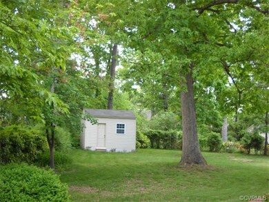 More storage in the detached storage shed