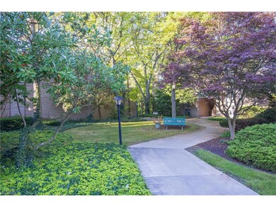 Enjoy a charming, meandering walkway on your way t