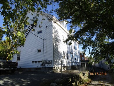 Side and front of building