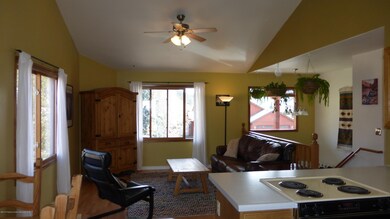 Living area from kitchen