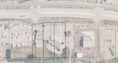 three lots with dimensions