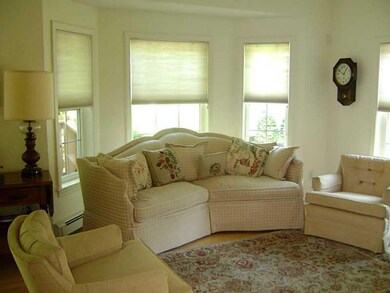 Living Room. Bay window in living room.