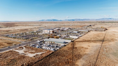 Aerial view of a mountainous background
