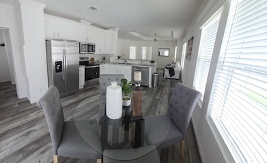 kitchen, living area