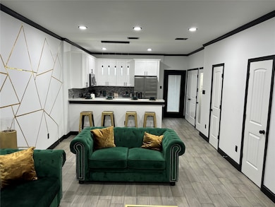 Unit A  living room