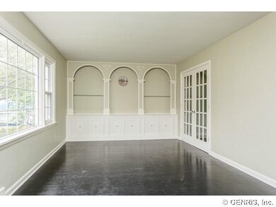 Living Room. Living room with built in cabinetry.