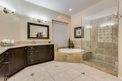Updated master bathroom