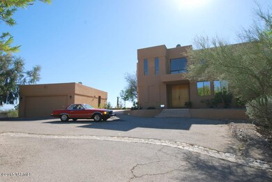 Front View Garage Driveway