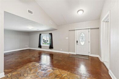 Living Room & Front Door