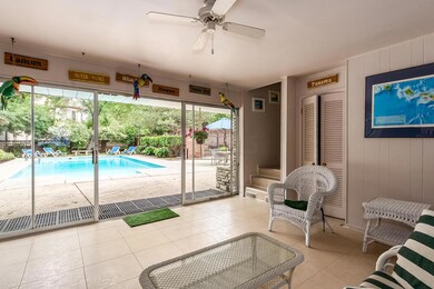 Attached Pool House
