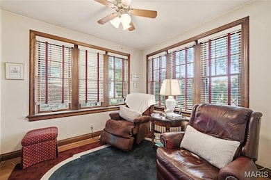 Main floor den/TV room.