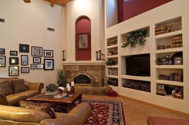 FAMILY ROOM WITH GAS FIREPLACE