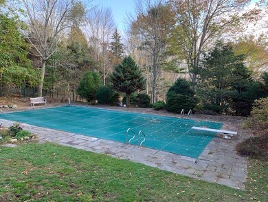 Pool cover and yard