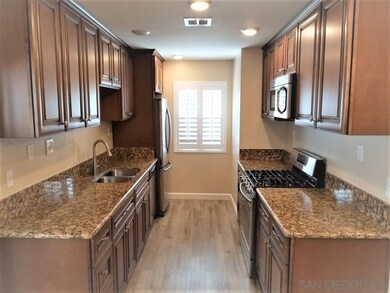 Lots of granite counters and storage in kitchen