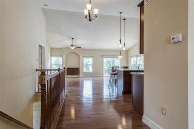 Upgraded Wood Railing continues the openness to fi