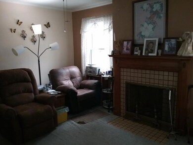 717 S. Harris Living Room fireplace