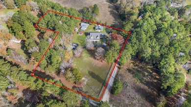 Drone / aerial view of 3.5 acres