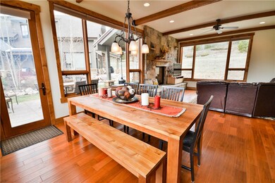 Enjoy meals at the lovely dining room table