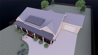 View from above of property