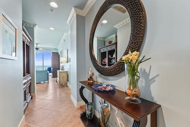Entry hall into the penthouse.