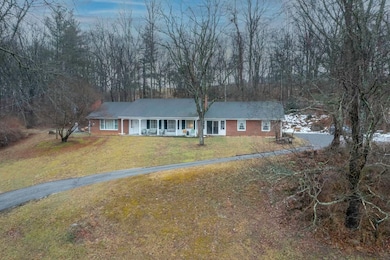 Located on a hilltop near the Maury River (which y
