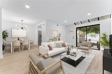 Living Room with Virtual Staging.