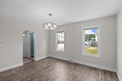 Dining Room with luxury vinyl flooring