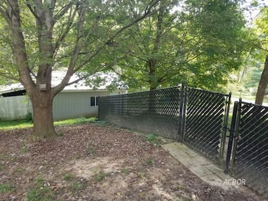 Fenced back yard