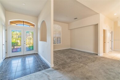 Entry way leading to formal dining room