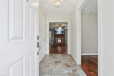 Spacious entry