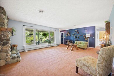 Enjoy the newer carpeting that warms the room.