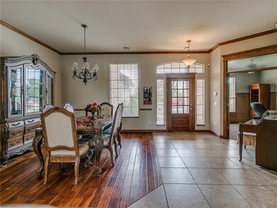 The floor plan is very open.