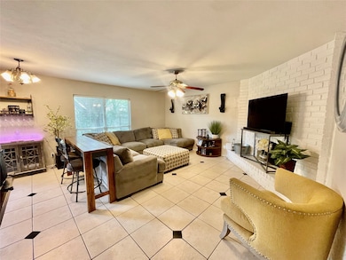 Spacious living room.