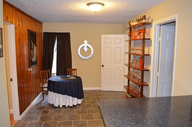 Great space for any size table, open to the kitche