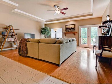 Living Room. TREY CEILINGS