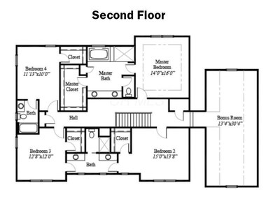 Second Floor Layout