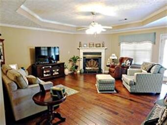 Beautiful hardwood throughout the home. Very large