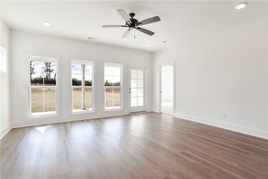 Living room. Photo is an example of a completed To