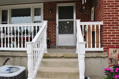 View of front porch.