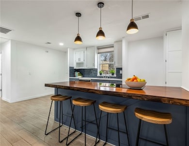 virtually staged kitchen