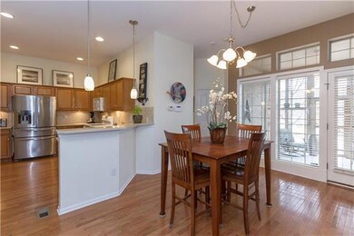 Ample dining space off the kitchen.  And walk out 