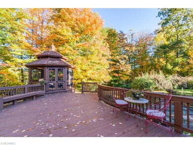 Truly incredible 5.77 acre lot with deck, gazebo, 