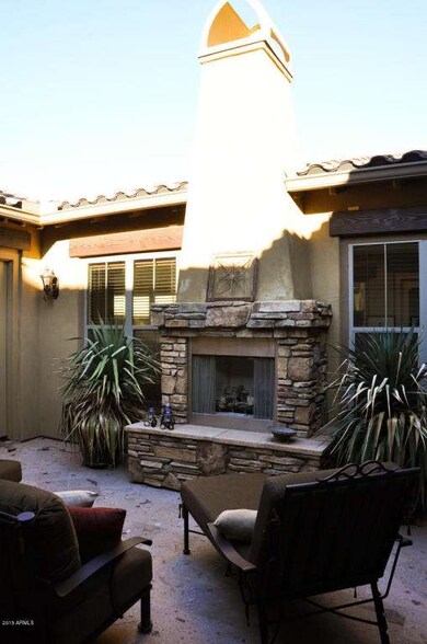 Center Courtyard Fireplace