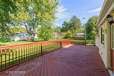 Large deck for entertaining.