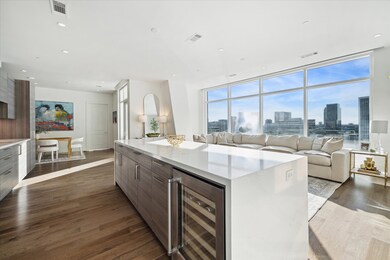 Amazing views from the kitchen and living room! Th