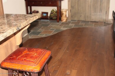 Stone and wood flooring
