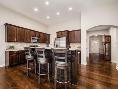 Kitchen facing front foyer